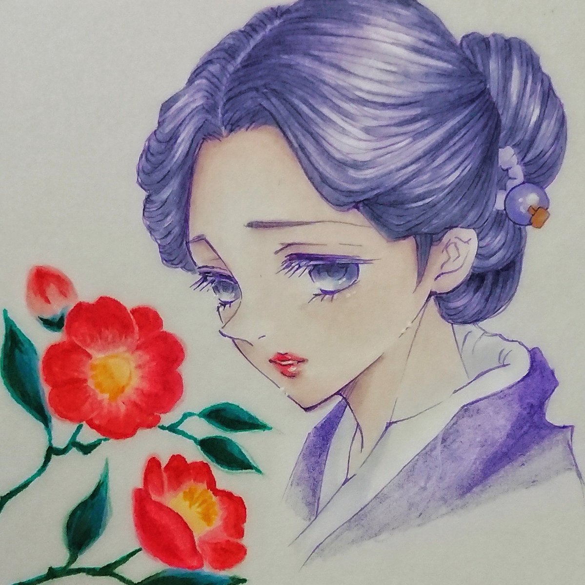 鬼滅の刃 珠代のイラストの描き方を伝授 和服美人の姿が大人気 Yuran Blog